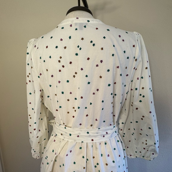 Talbots Poplin Shirtdress - Blissful Floral Size 16 - Picture 7 of 16